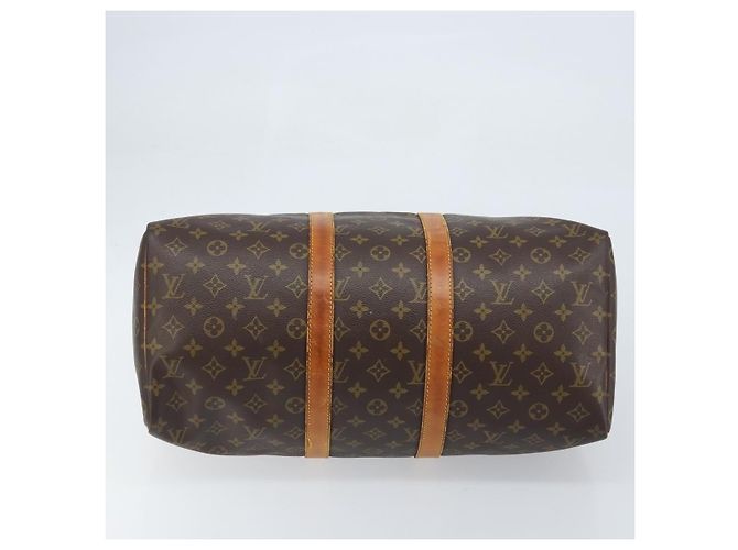LOUIS VUITTON Borsa Boston Monogram Keepall 45 M41428 Auth LV ka2519 Monogramma - vista 5