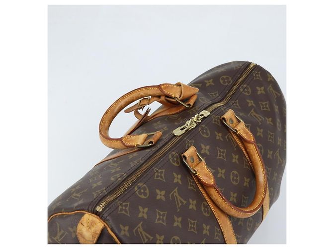 LOUIS VUITTON Borsa Boston Monogram Keepall 45 M41428 Auth LV ka2519 Monogramma - vista 6