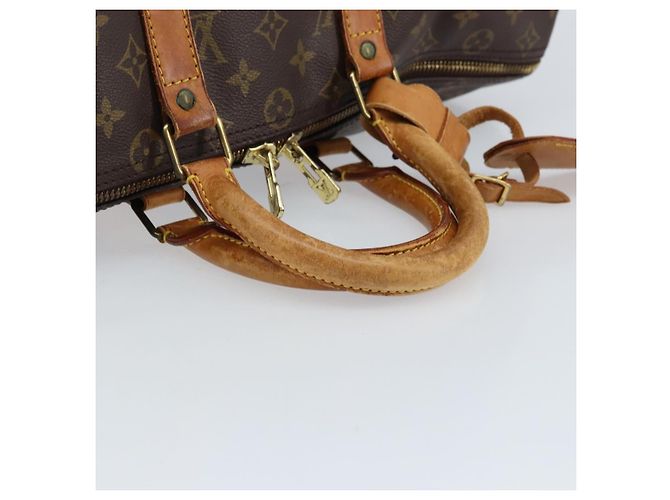 LOUIS VUITTON Borsa Boston Monogram Keepall 45 M41428 Auth LV ka2519 Monogramma - vista 7