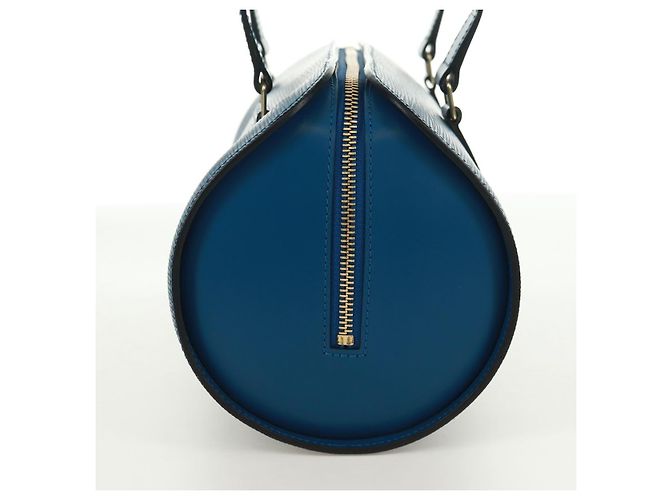 LOUIS VUITTON Borsa a Mano Epi Soufflot Blu M52225 LV Auth 171028V - vista 3