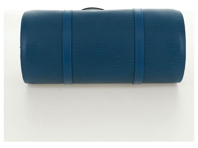 LOUIS VUITTON Borsa a Mano Epi Soufflot Blu M52225 LV Auth 171028V - vista 5