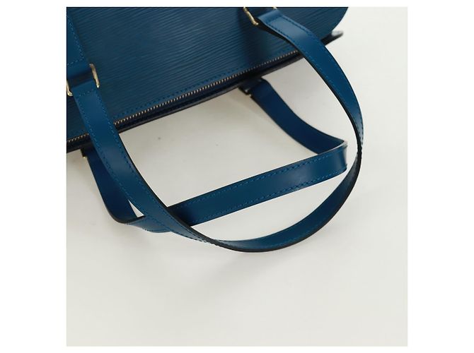 LOUIS VUITTON Borsa a Mano Epi Soufflot Blu M52225 LV Auth 171028V - vista 7
