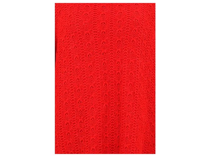 Yohji Yamamoto Pull en laine rouge - vista 3