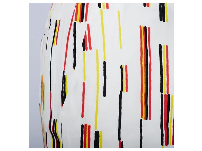Pantaloni a Righe Multicolore Prada - vista 5