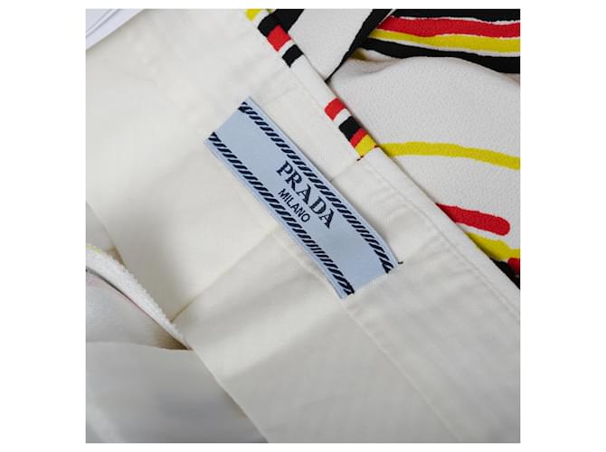 Pantaloni a Righe Multicolore Prada - vista 8