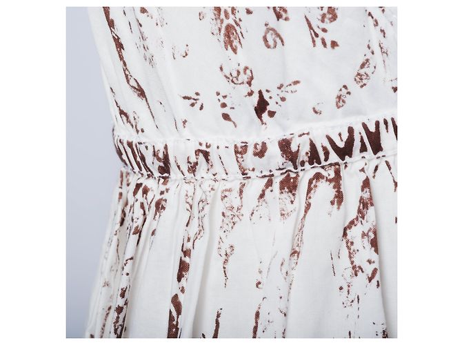 Weißes Miu Miu Kleid mit Batikmuster - Ansicht 4