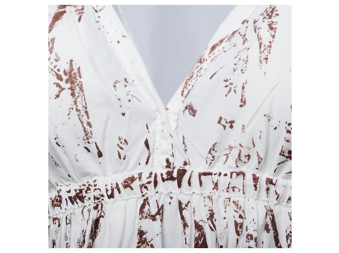 Weißes Miu Miu Kleid mit Batikmuster - Ansicht 5