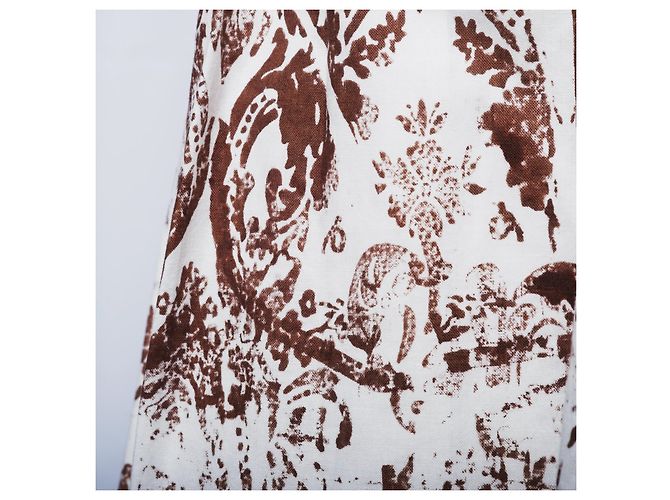 Weißes Miu Miu Kleid mit Batikmuster - Ansicht 6