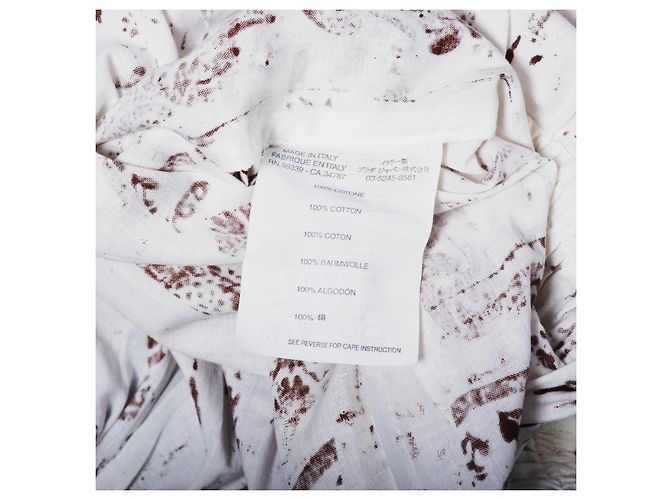 Weißes Miu Miu Kleid mit Batikmuster - Ansicht 8