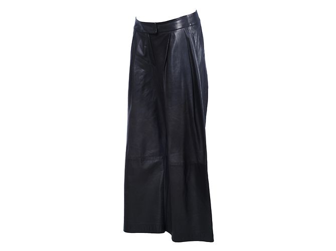 Autre Marque Pantalones de cuero negros Dušan - vista 2