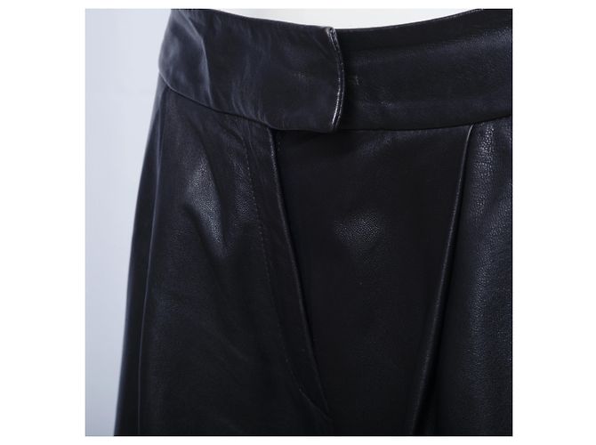 Autre Marque Pantalones de cuero negros Dušan - vista 5