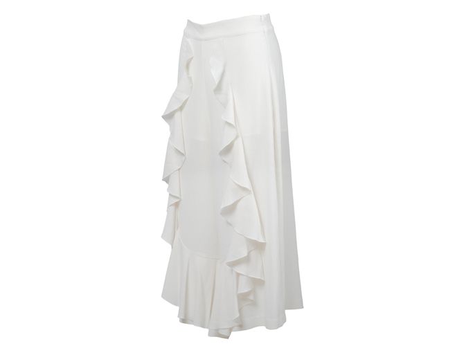 Autre Marque Pantaloni bianchi con rouches Alice McCall Bianco - vista 2