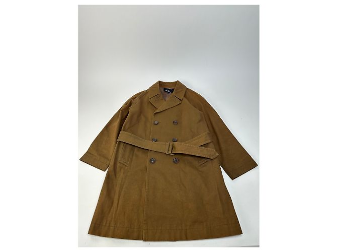 Comme Des Garcons Vintage Comme Des Garçons Denim-Trenchcoat Khaki Braun S - Ansicht 10