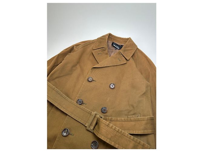 Comme Des Garcons Vintage Comme Des Garçons Denim-Trenchcoat Khaki Braun S - Ansicht 11