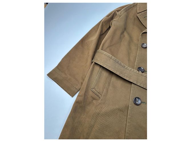 Comme Des Garcons Vintage Comme Des Garçons Denim-Trenchcoat Khaki Braun S - Ansicht 12