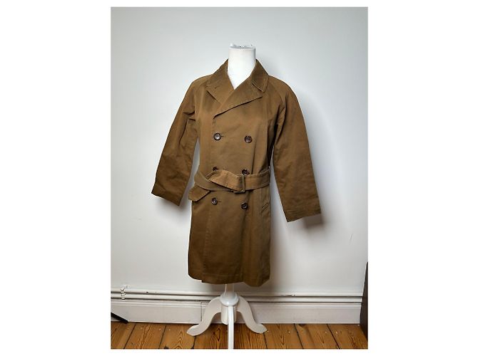 Comme Des Garcons Vintage Comme Des Garçons Denim-Trenchcoat Khaki Braun S - Ansicht 2