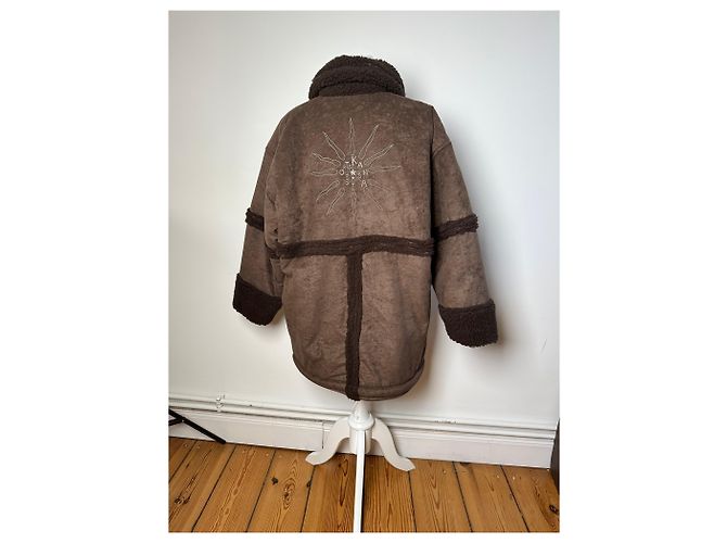 Autre Marque Parka Vintage Kansai Yamamoto da Uomo Marrone M - vista 3