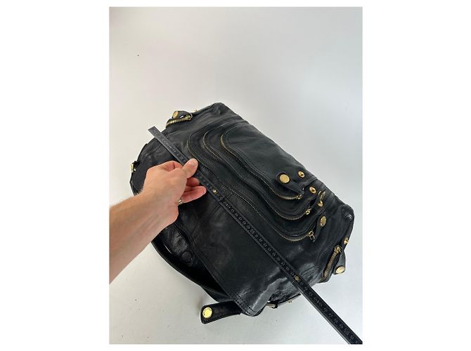 Bolso de cuero vintage Givenchy negro - vista 11