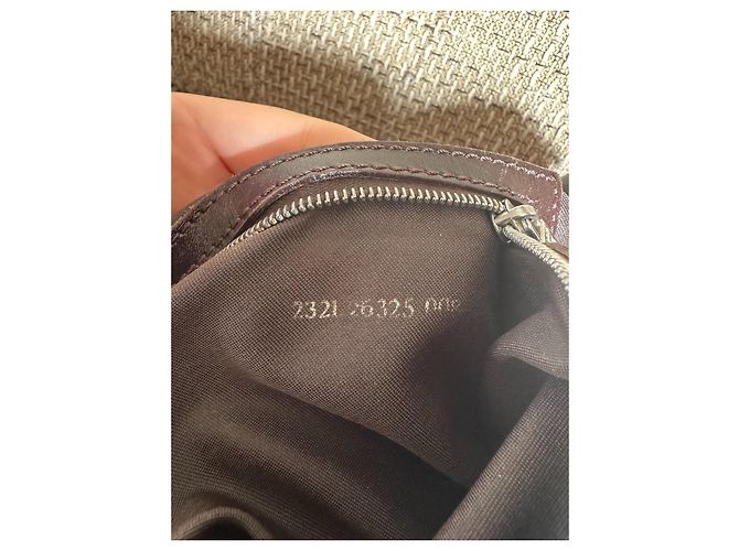 Borsa a spalla Fendi Zucca Mama Baguette Marrone - vista 12