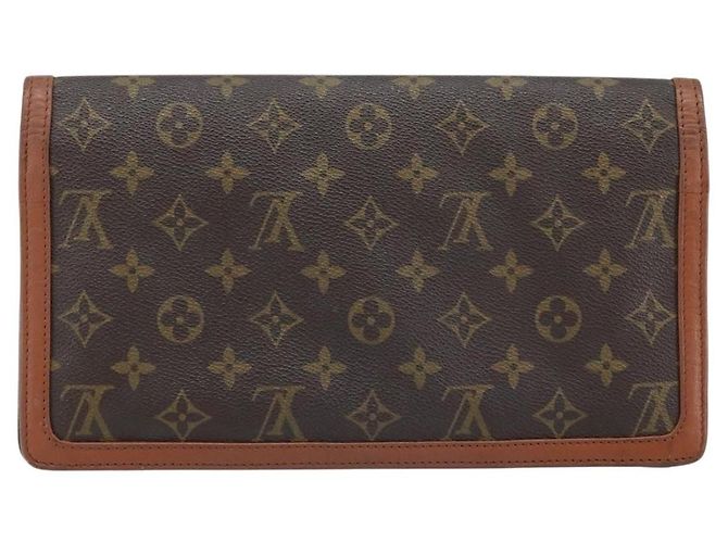 Louis Vuitton Donna Pochette Monogram Canvas GM Marrone - vista 2