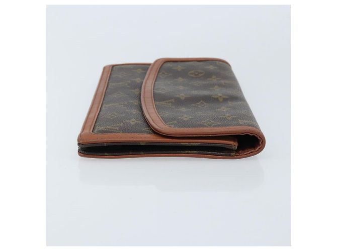 Louis Vuitton Donna Pochette Monogram Canvas GM Marrone - vista 3