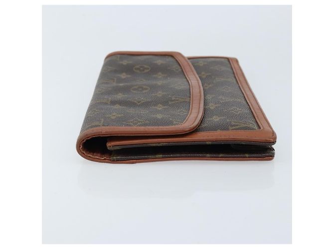 Louis Vuitton Donna Pochette Monogram Canvas GM Marrone - vista 4