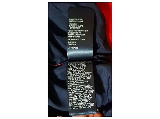 Autre Marque Rote Tommy Jeans Bomberjacke Fuschia - Ansicht 19
