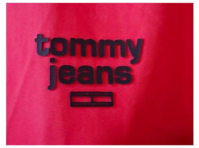 Autre Marque Rote Tommy Jeans Bomberjacke Fuschia - Ansicht 3