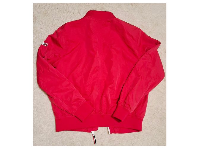 Autre Marque Rote Tommy Jeans Bomberjacke Fuschia - Ansicht 8