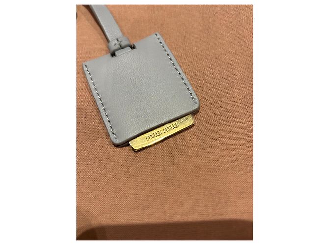 Miu Miu Matelassé Handtasche Grau - Ansicht 12
