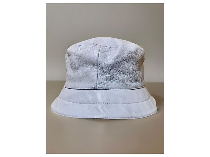 Cappello bucket in pelle Louis Vuitton Cup Grigio - vista 2