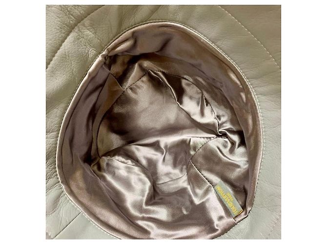 Cappello bucket in pelle Louis Vuitton Cup Grigio - vista 5