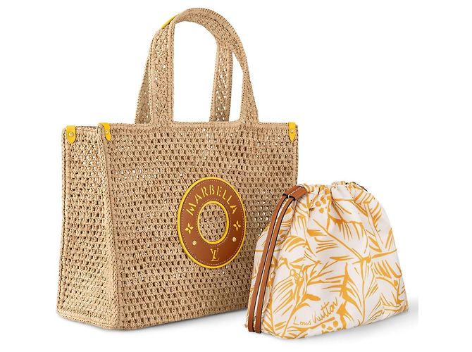 Louis Vuitton Borsa LV OnTheGO MM nuova Beige - vista 2