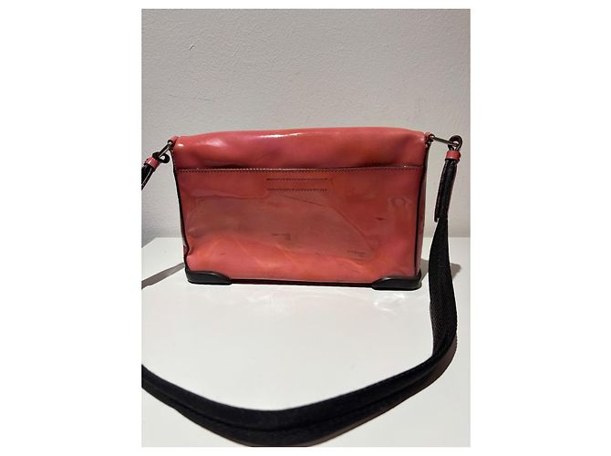 Prada Tasche (Modell B10329, Vernice + Gomma, rosa) Pink - Ansicht 3