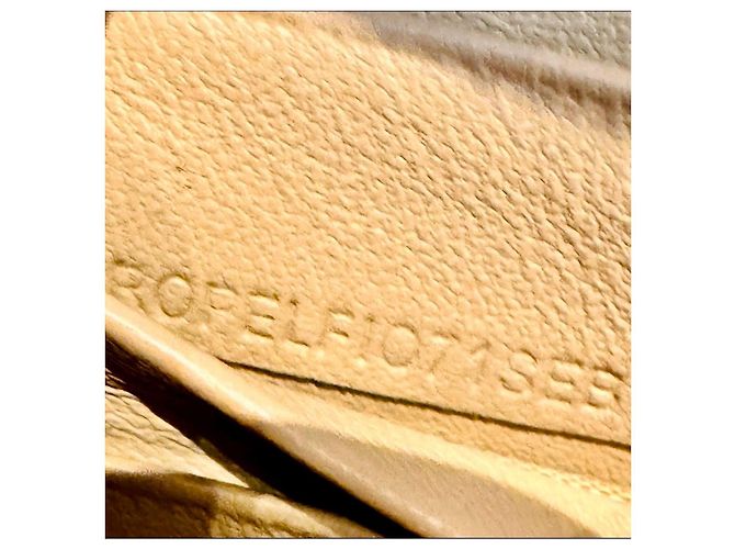 Compact leather and fabric wallet with Burberry check Black Blue Beige - view 7