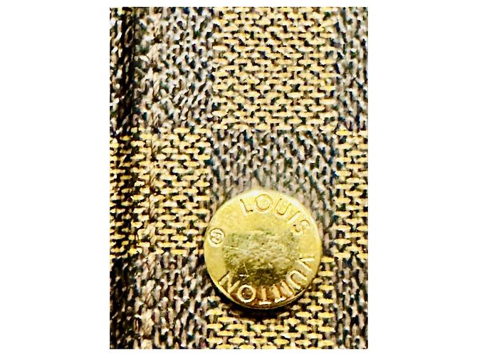 Naviglio Borsa Messenger Damier Ebene Louis Vuitton Marrone - vista 11