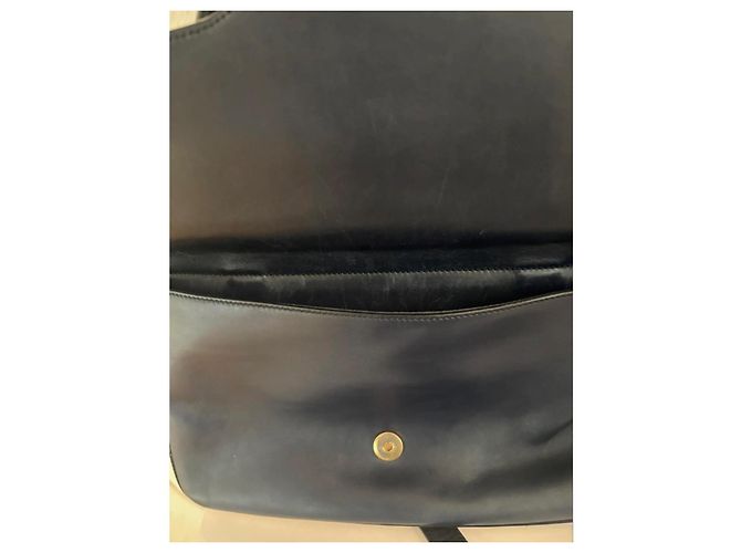 Tod's D Bag Borsa in pelle da donna Bianco Blu scuro - vista 10