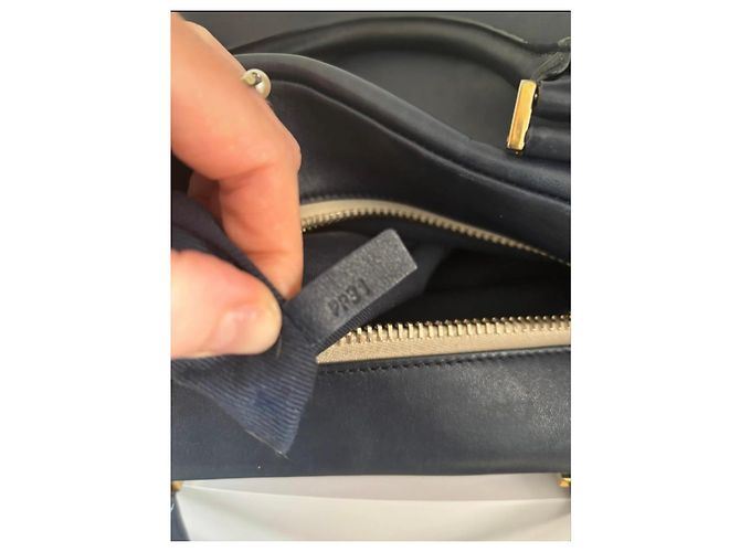 Tod's D Bag Borsa in pelle da donna Bianco Blu scuro - vista 11