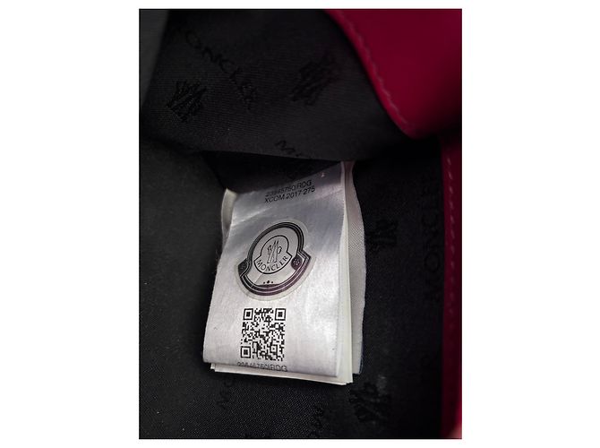 Borsa Moncler Evera in Pelle e Nylon Rosso - vista 10