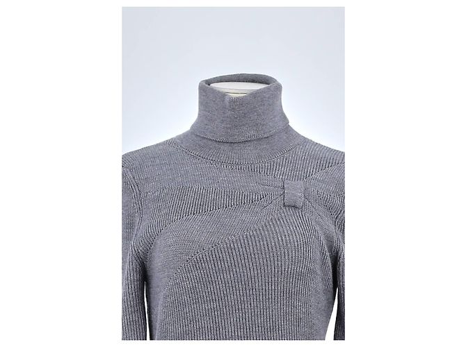Valentino Graues Wollkleid - Ansicht 2