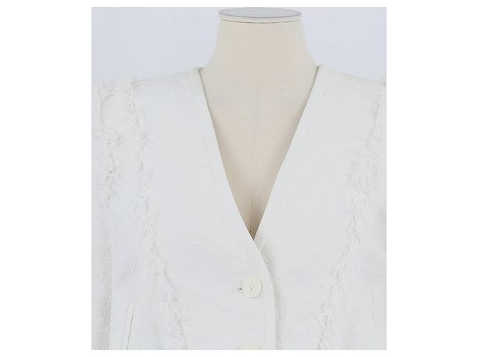 Iro Chaqueta de algodón blanca Blanco - vista 2
