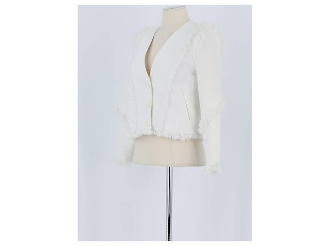 Iro Chaqueta de algodón blanca Blanco - vista 4