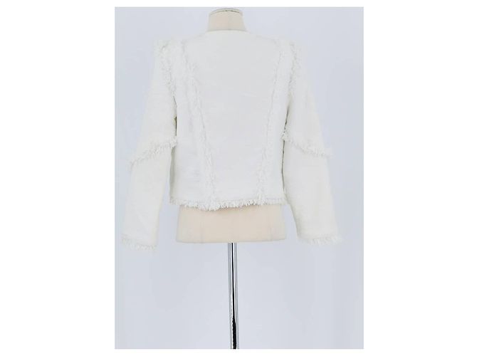 Iro Chaqueta de algodón blanca Blanco - vista 6