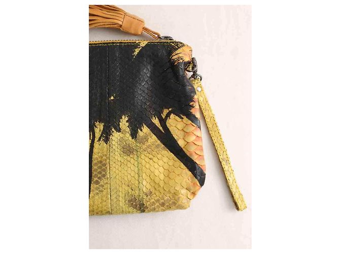Claris Virot Clutch giallo - vista 2