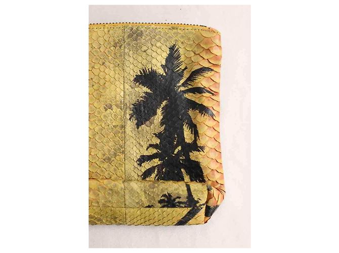 Claris Virot Clutch giallo - vista 3