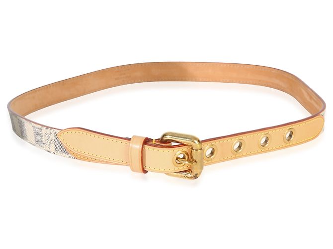Louis Vuitton Damier Azur Canvas Gürtel Saint-Etienne 40mm 80/32 - Ansicht 3