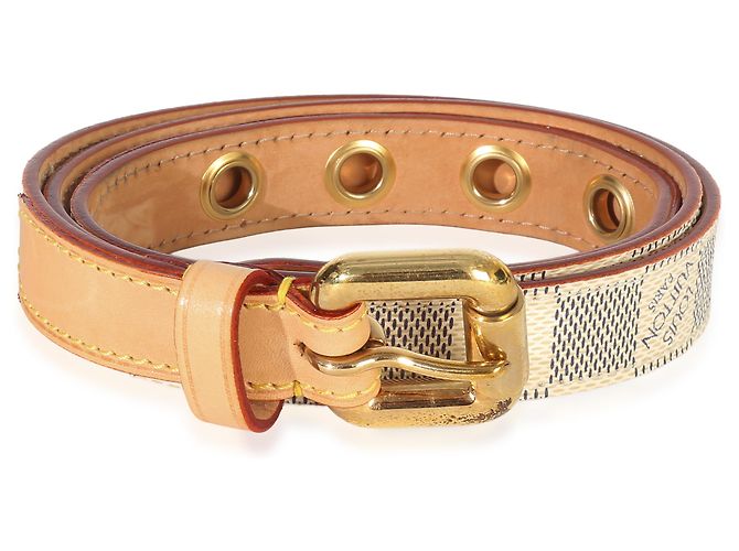 Louis Vuitton Damier Azur Canvas Gürtel Saint-Etienne 40mm 80/32 - Ansicht 6