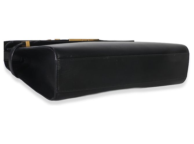 Borsa a spalla Manhattan media in pelle di vitello nera Saint Laurent Nero - vista 7