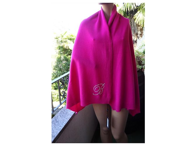 Blumarine scialle 100% Cashmere! Nuova! Rosa - vista 4