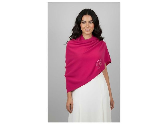 Blumarine scialle 100% Cashmere! Nuova! Rosa - vista 5